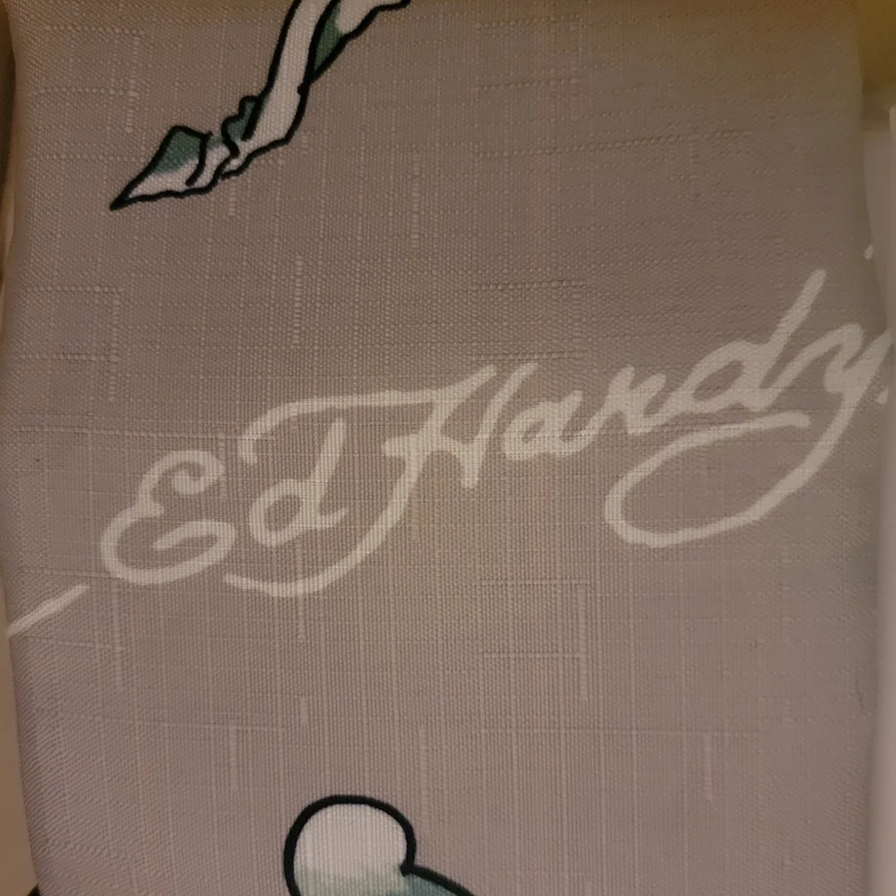 Ed Hardy Shower Curtain Set with Tiger Design